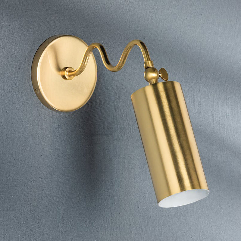 Vatnuvyu aplique de pared moderno minimalista de tela y metal