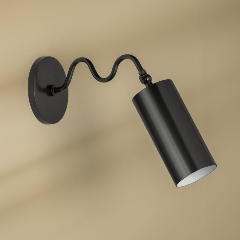 Vatnuvyu aplique de pared moderno minimalista de tela y metal
