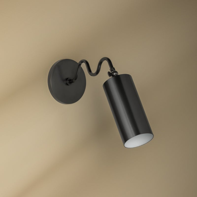 Vatnuvyu aplique de pared moderno minimalista de tela y metal