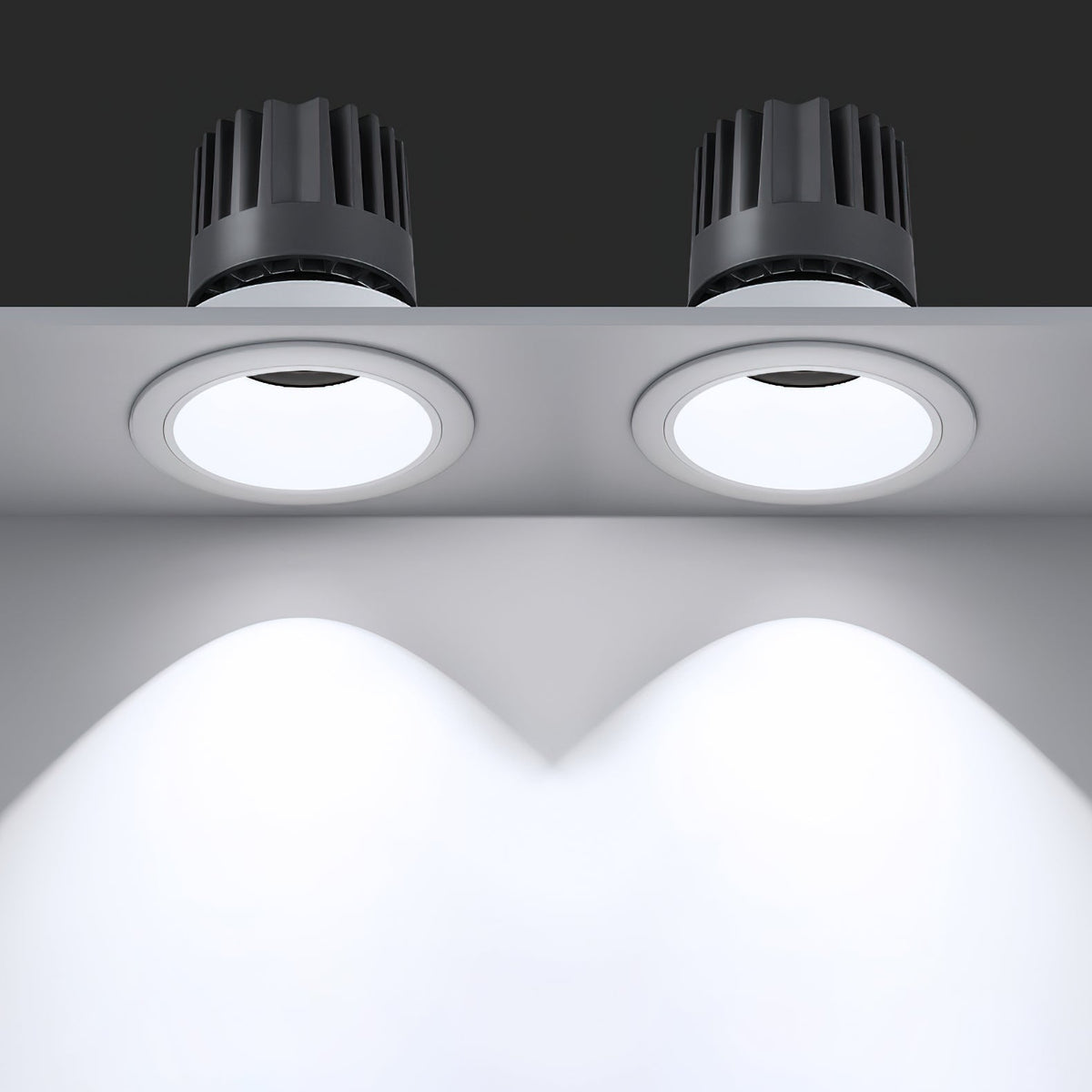Vesoris de estilo clásico Beam Recessed LED Downlight lámpara de techo