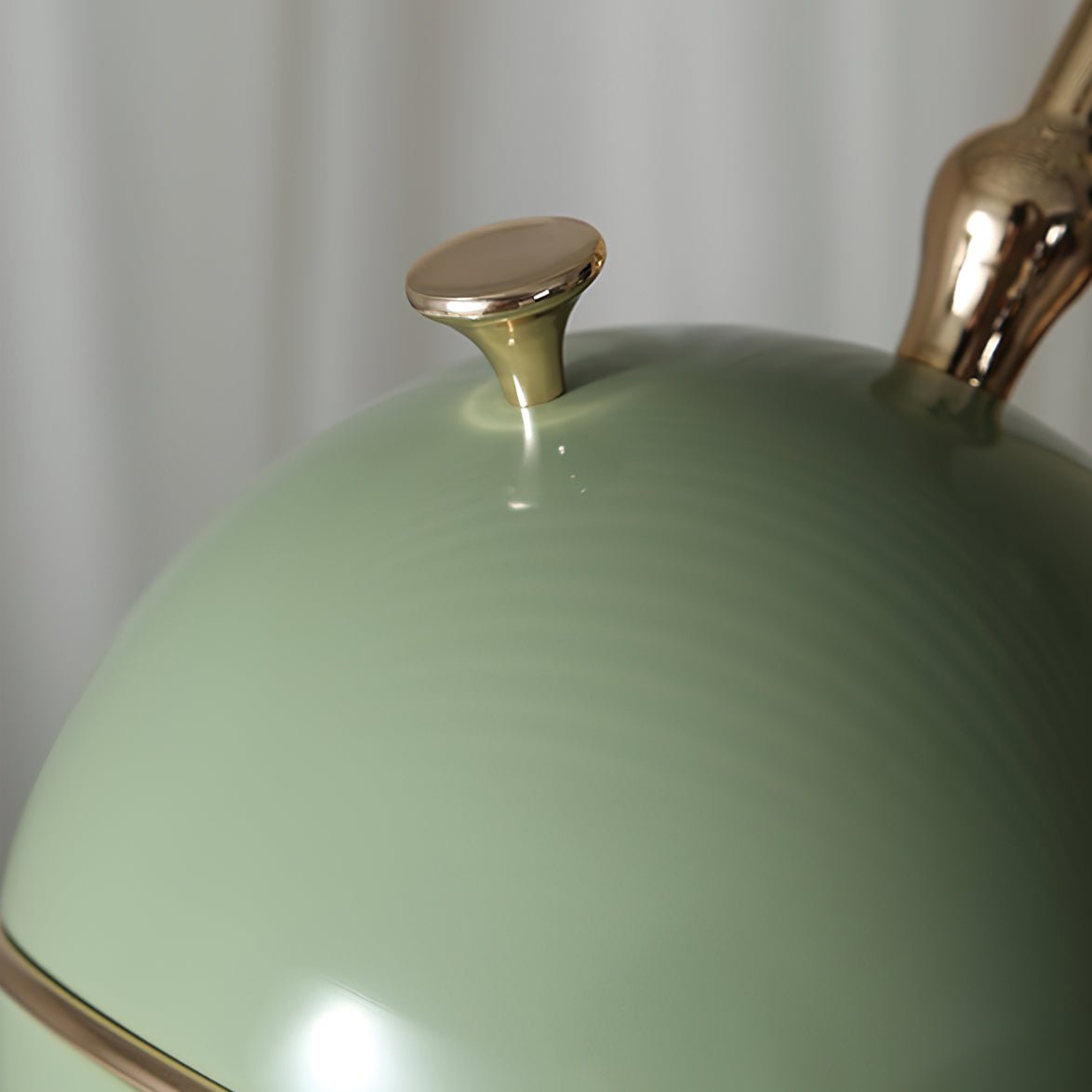 Soraian lámpara de araña verde Sci-Fi elegante