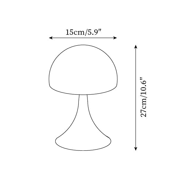 Viraalelle lámpara de mesa