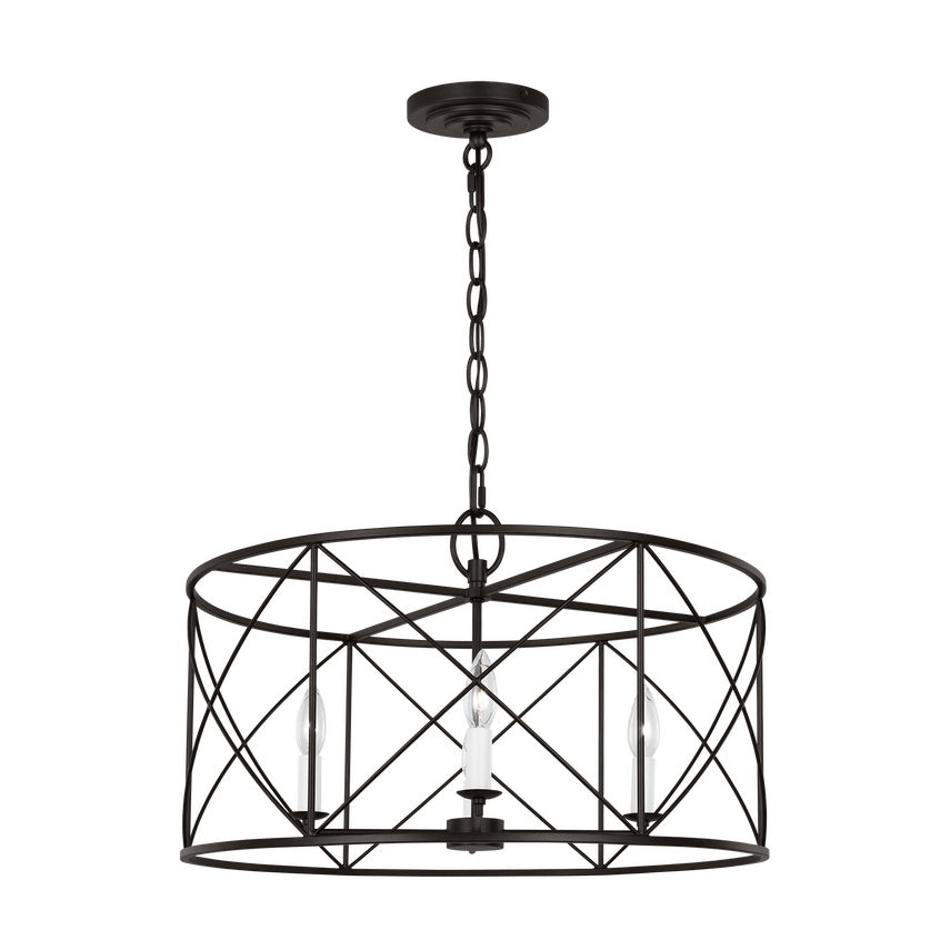 Waegnuvyu lámpara de araña moderna minimalista vintage industrial de metal con farol