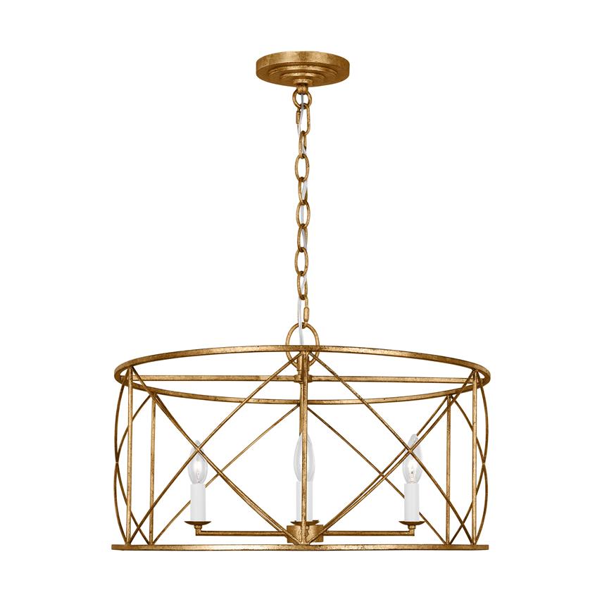 Waegnuvyu lámpara de araña moderna minimalista vintage industrial de metal con farol