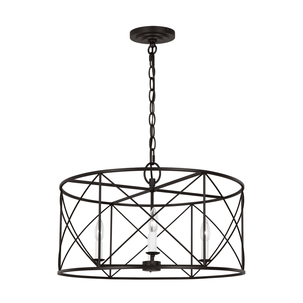 Waegnuvyu lámpara de araña moderna minimalista vintage industrial de metal con farol