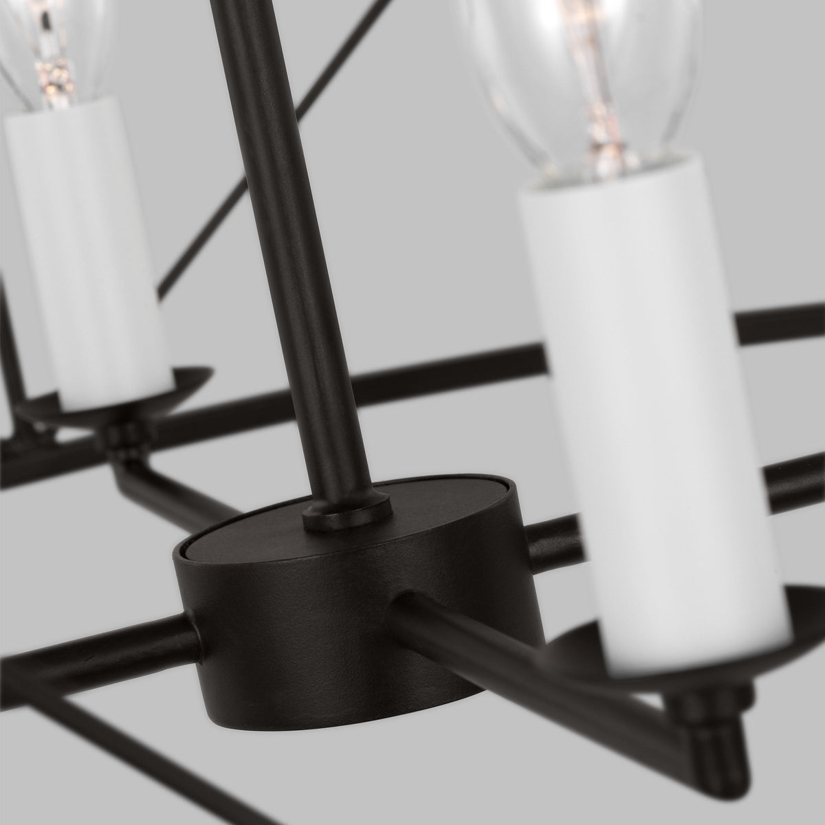 Waegnuvyu lámpara de araña moderna minimalista vintage industrial de metal con farol