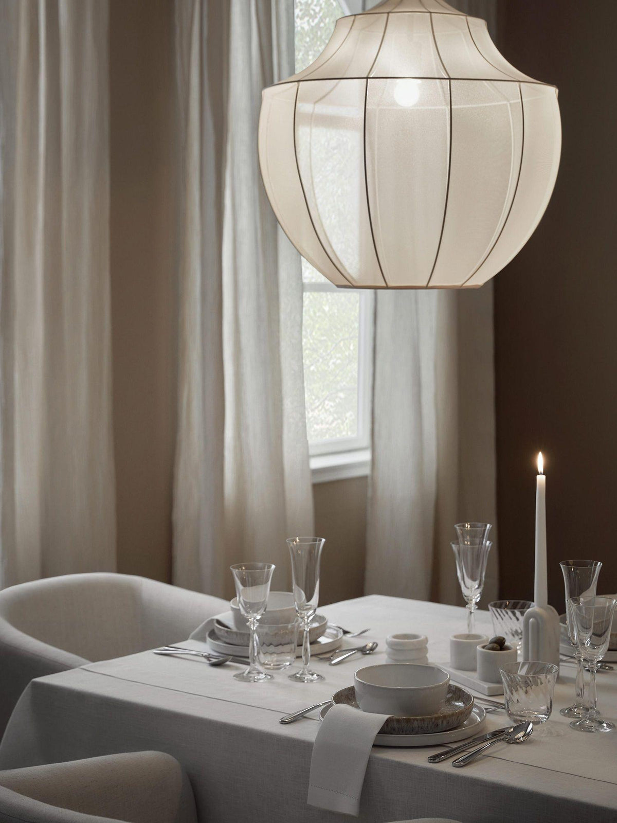 Frigen lámpara colgante Premium elegancia de malla de tejido