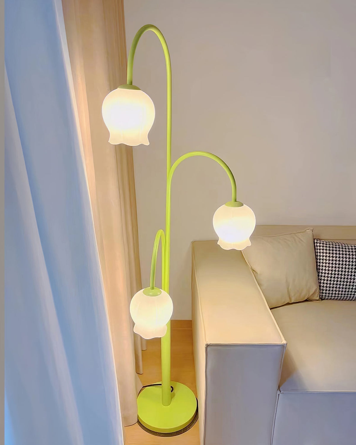 Lilic lámpara de pie Orchid