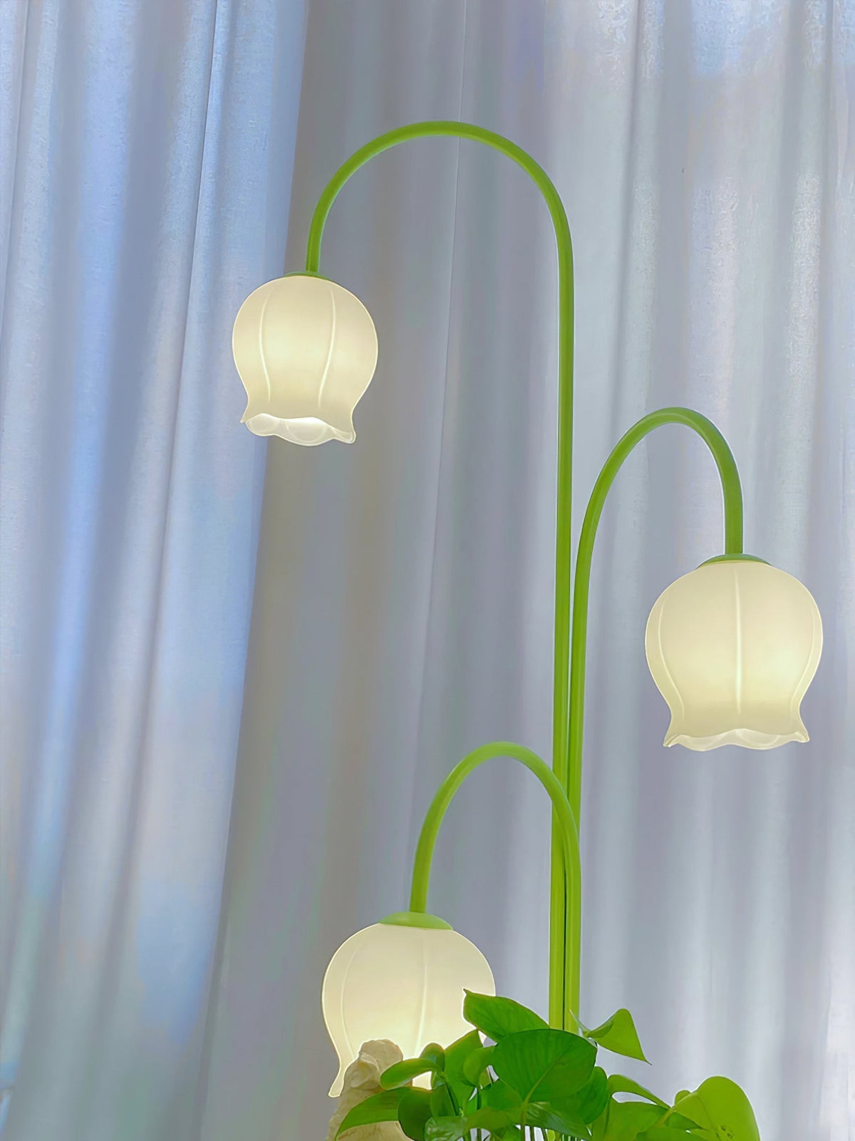Lilic lámpara de pie Orchid