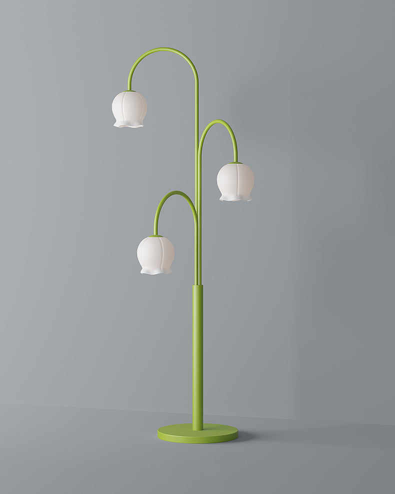 Lilic lámpara de pie Orchid
