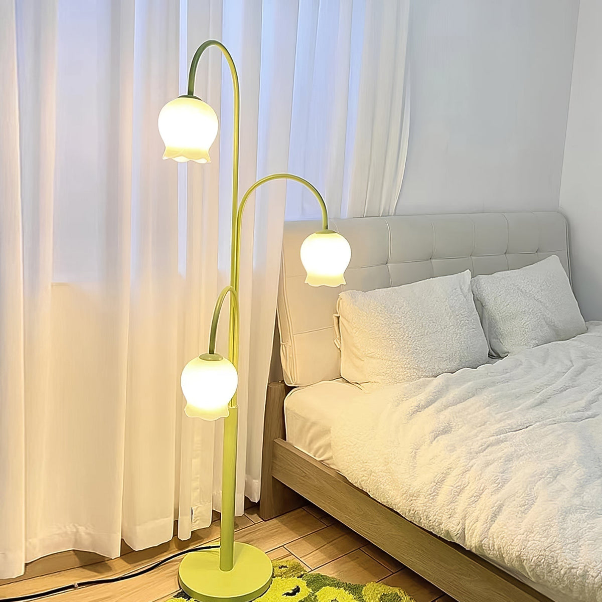 Lilic lámpara de pie Orchid