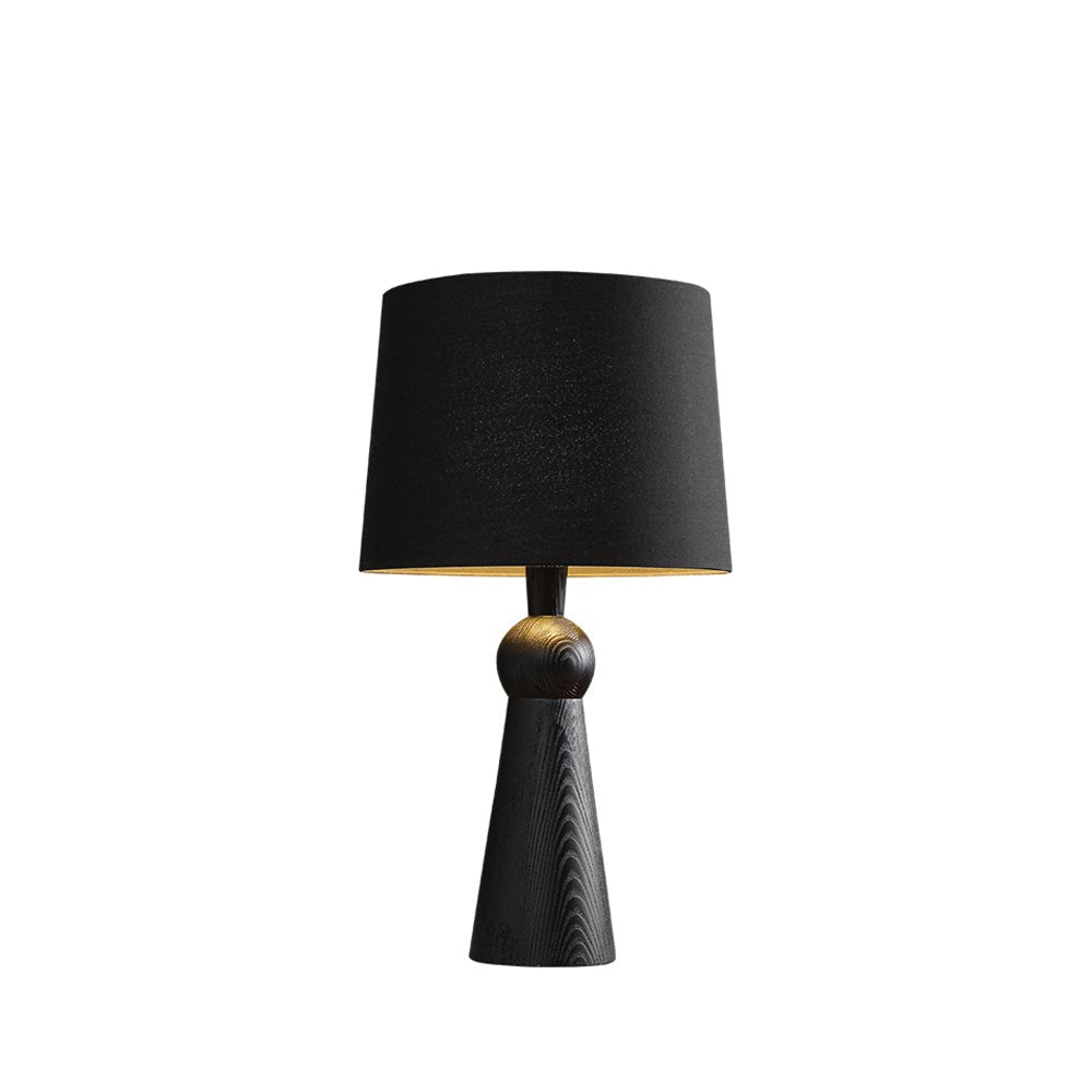 Lioria lámpara de mesa de madera y tejido