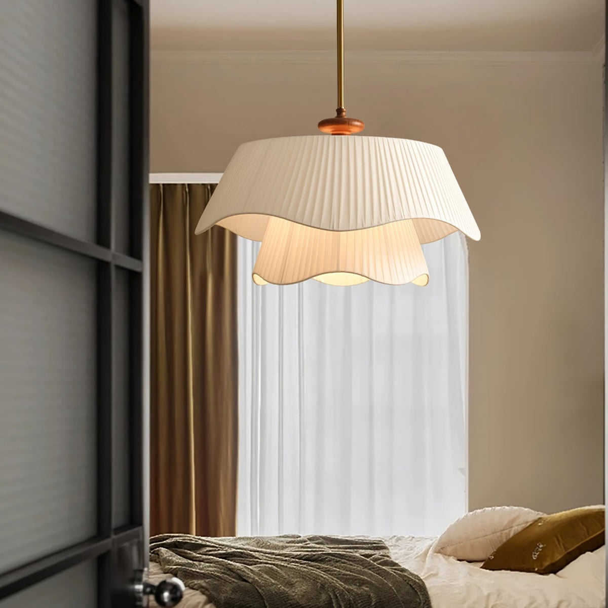 Novenq lámpara colgante Premium elegancia de madera