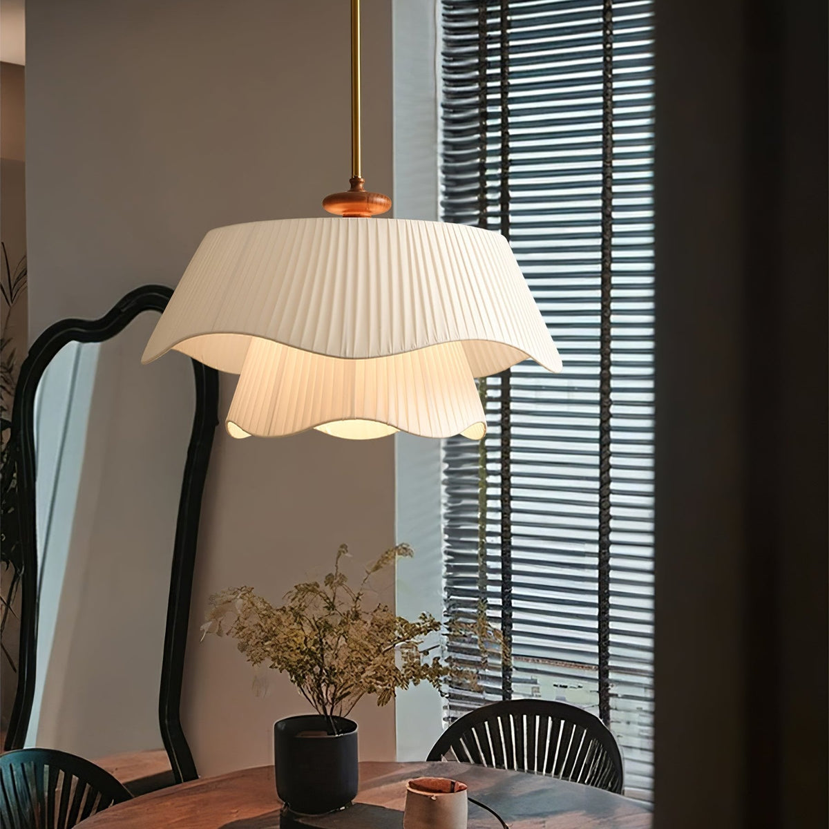Novenq lámpara colgante Premium elegancia de madera