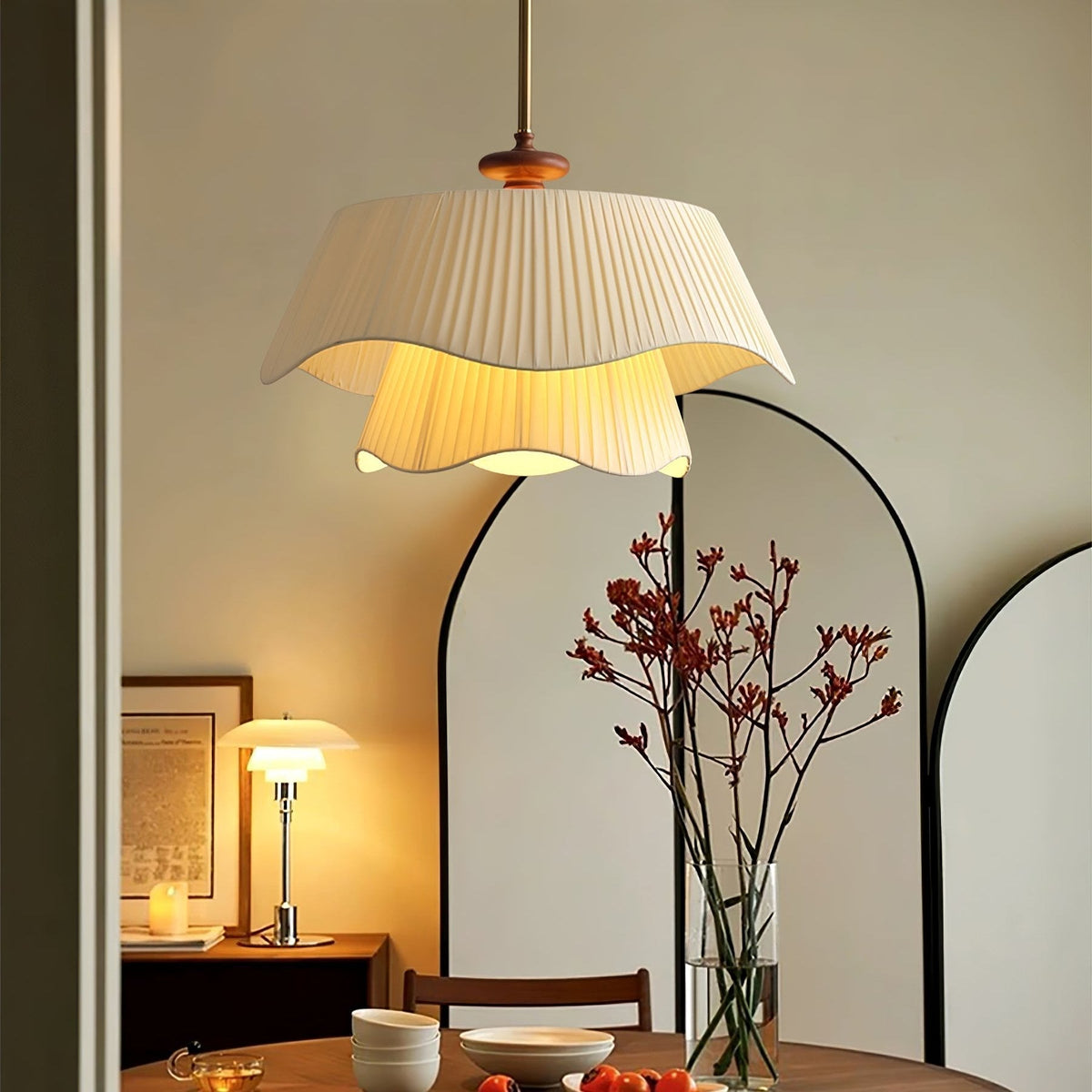 Novenq lámpara colgante Premium elegancia de madera