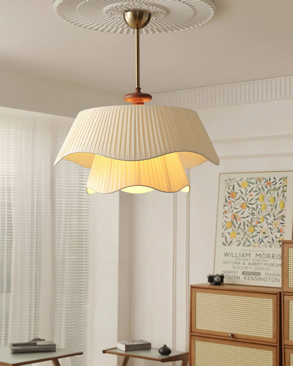 Novenq lámpara colgante Premium elegancia de madera