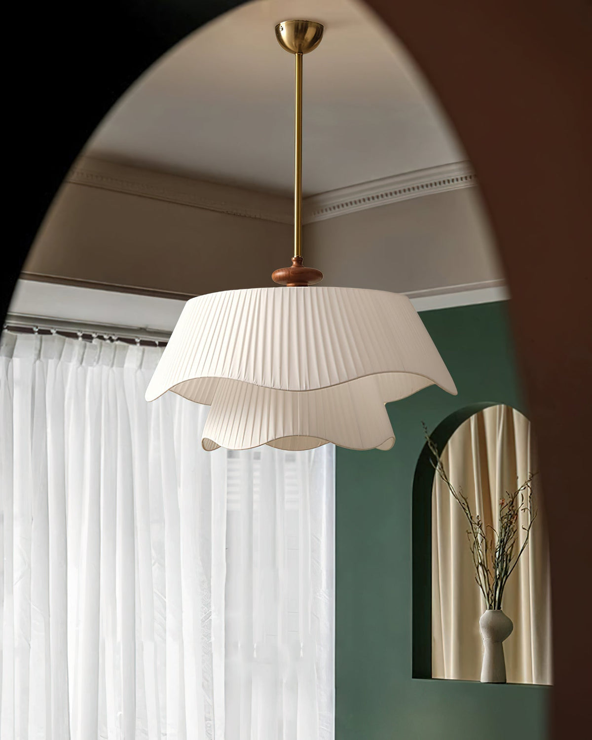 Novenq lámpara colgante Premium elegancia de madera