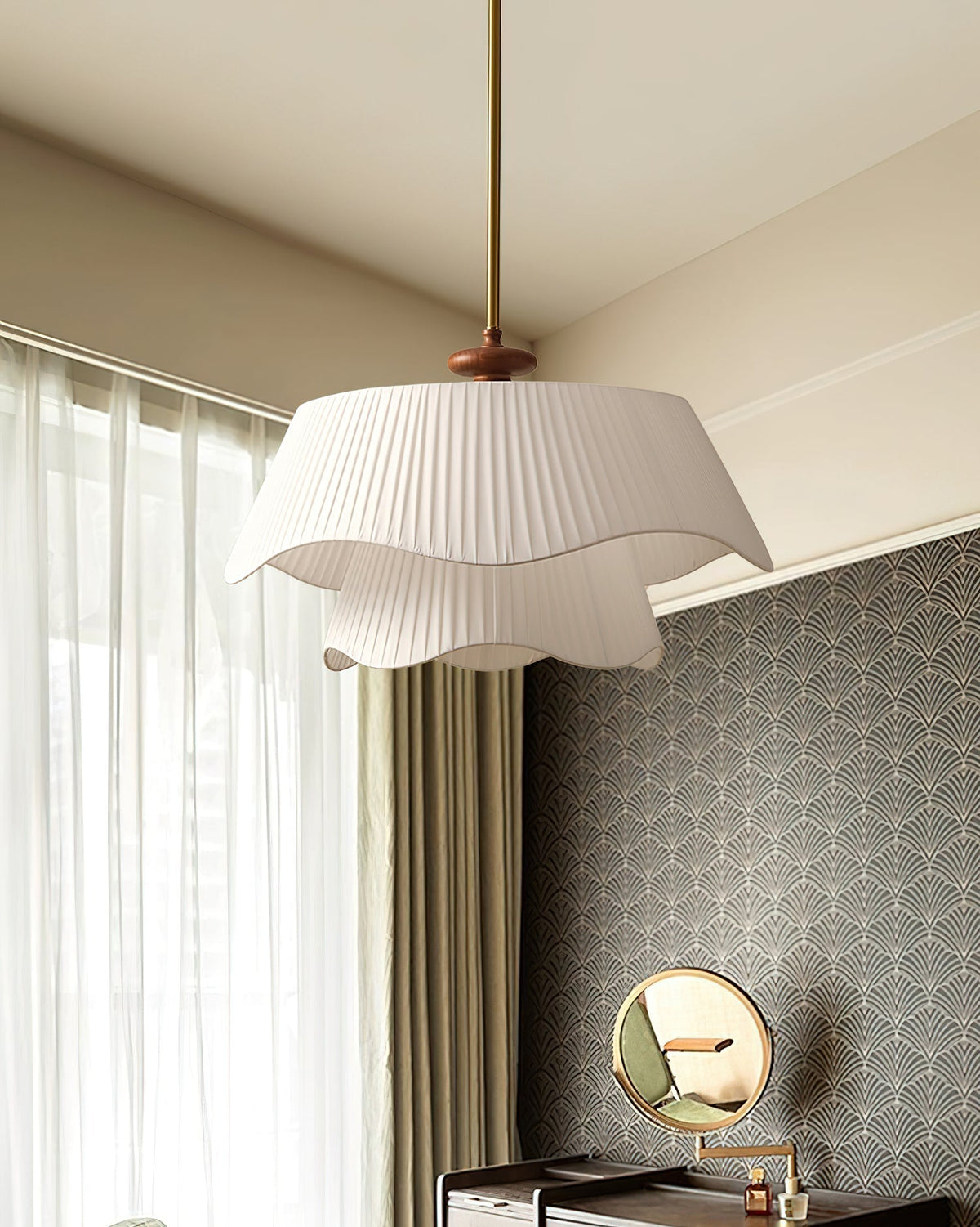Novenq lámpara colgante Premium elegancia de madera