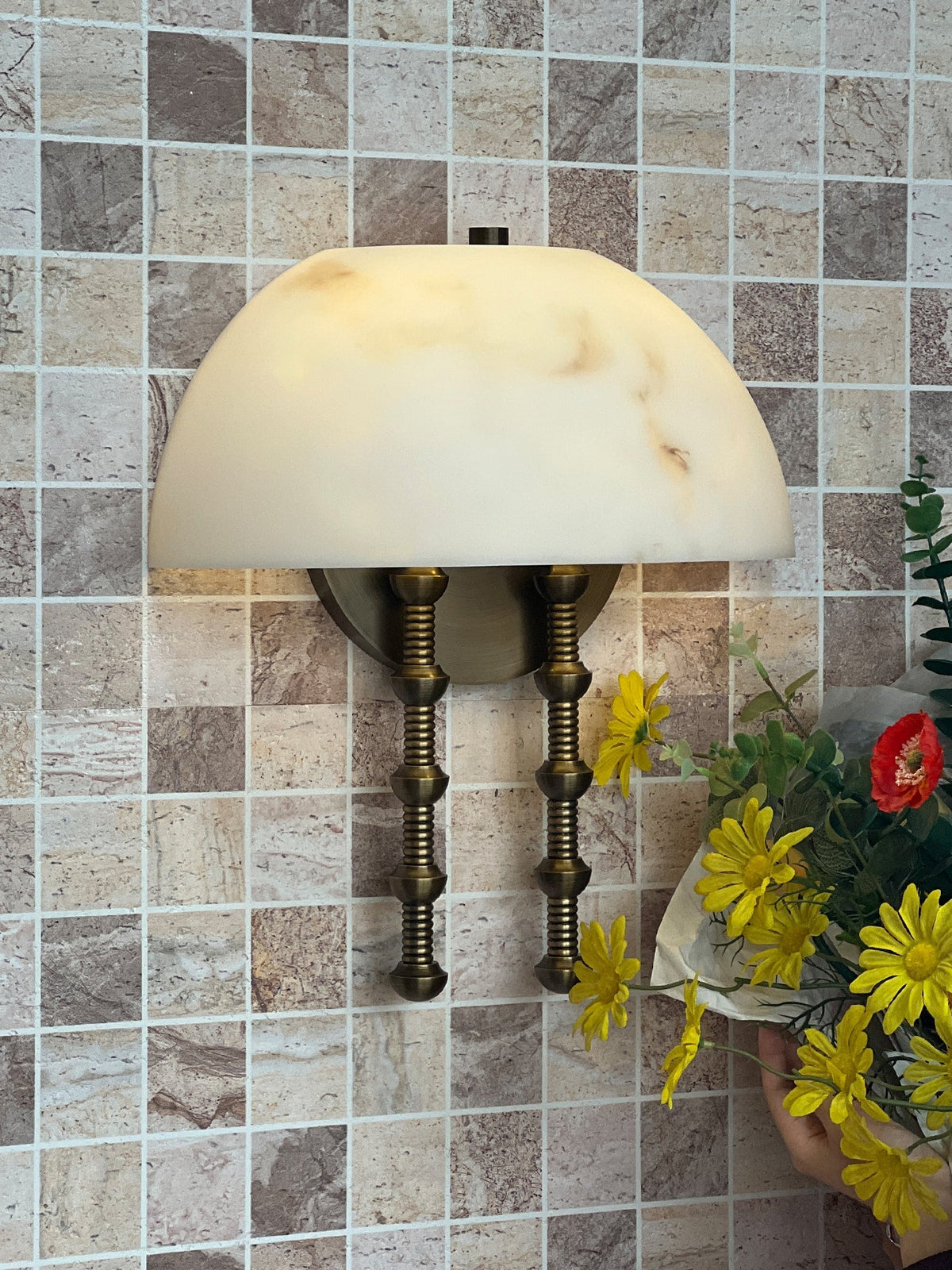 Bellini aplique de pared alabastro
