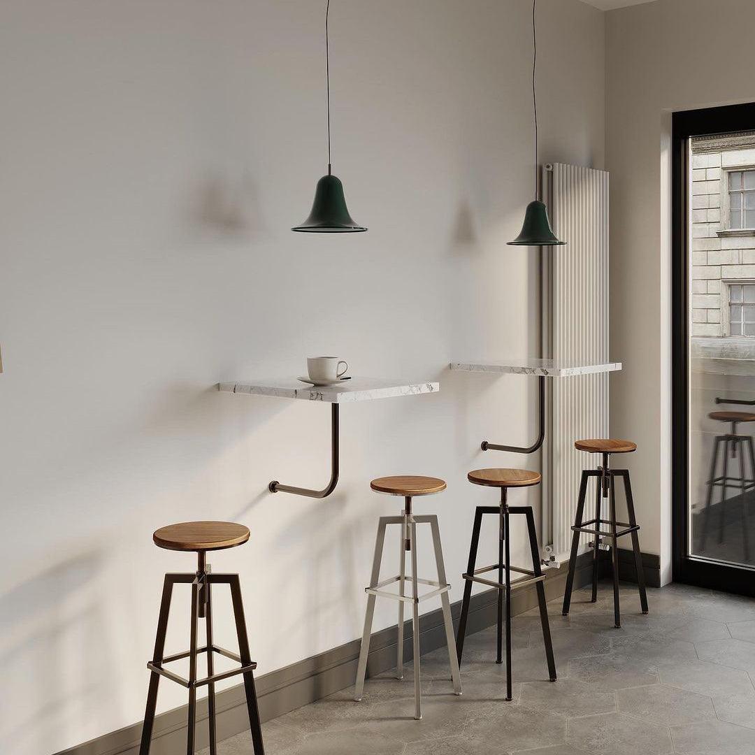 Nevin lámpara colgante minimalista con pantalla en forma de campana