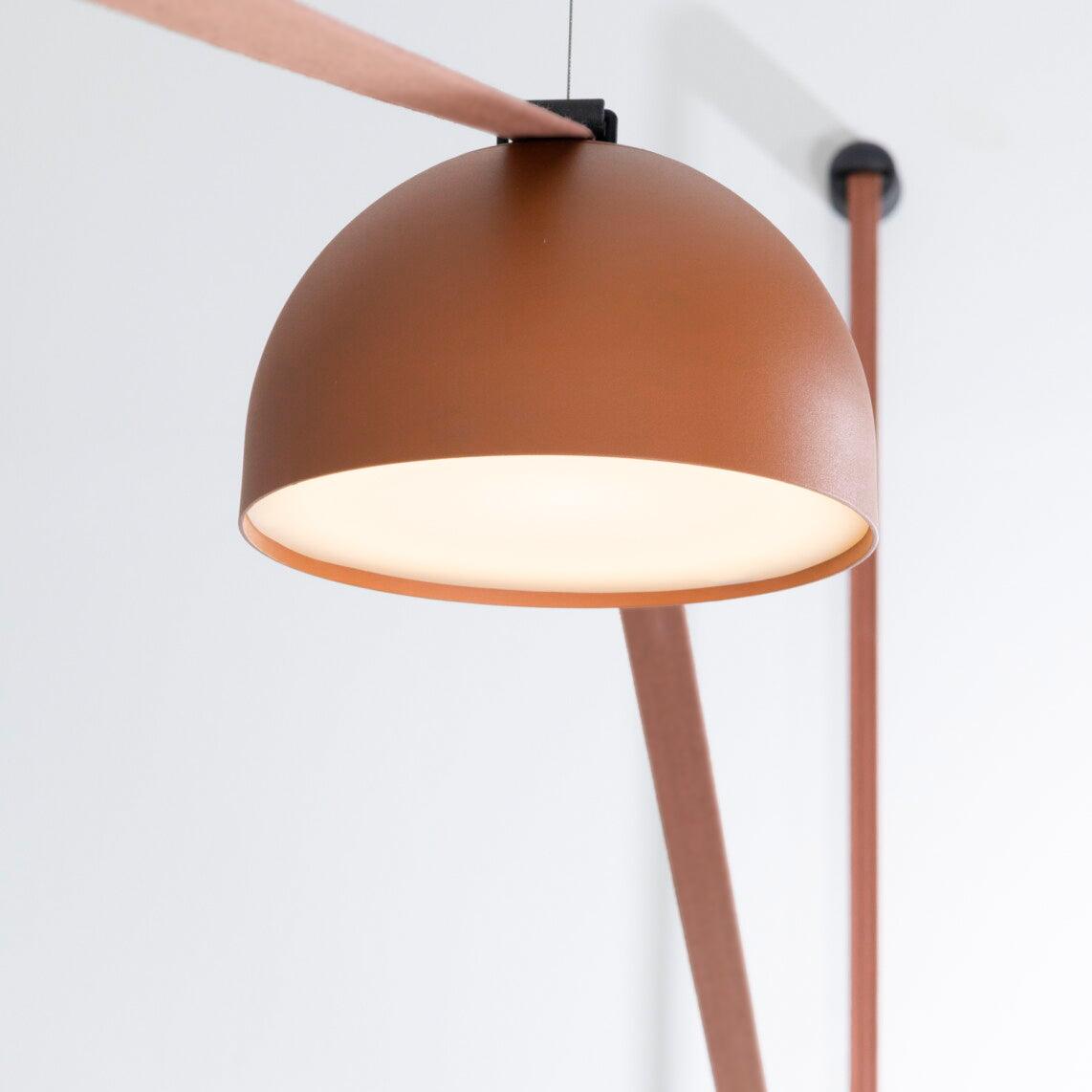 Elarok lámpara colgante moderna minimalista de cuero