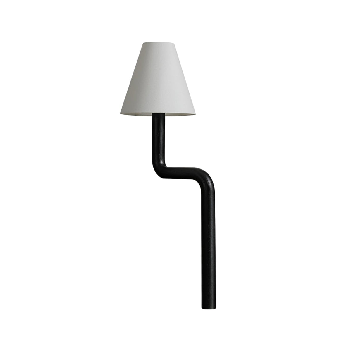 Syleielle lámpara de mesa de madera curva