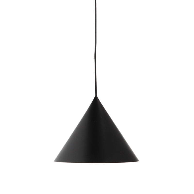 Caeluvyu lámpara colgante moderna minimalista de metal oscuro