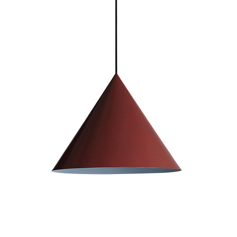 Caeluvyu lámpara colgante moderna minimalista de metal oscuro