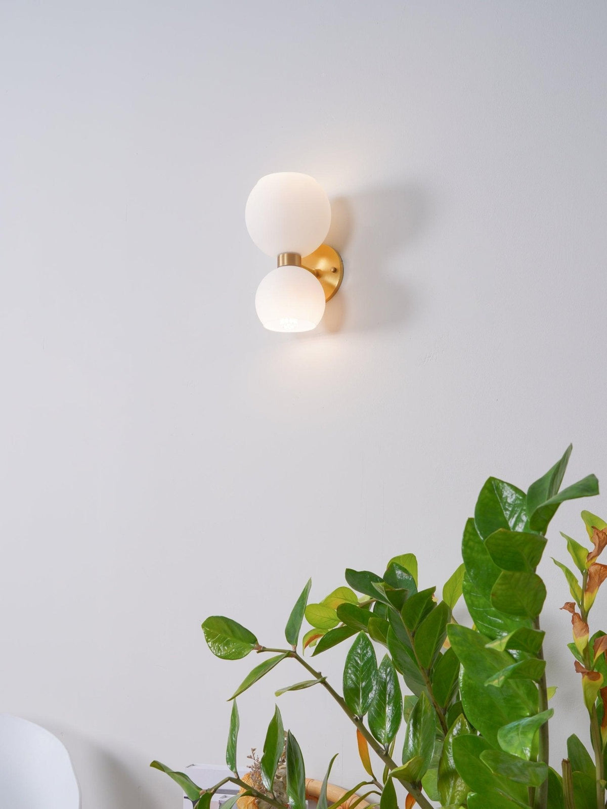 Avynion aplique de pared moderno nórdico de vidrio