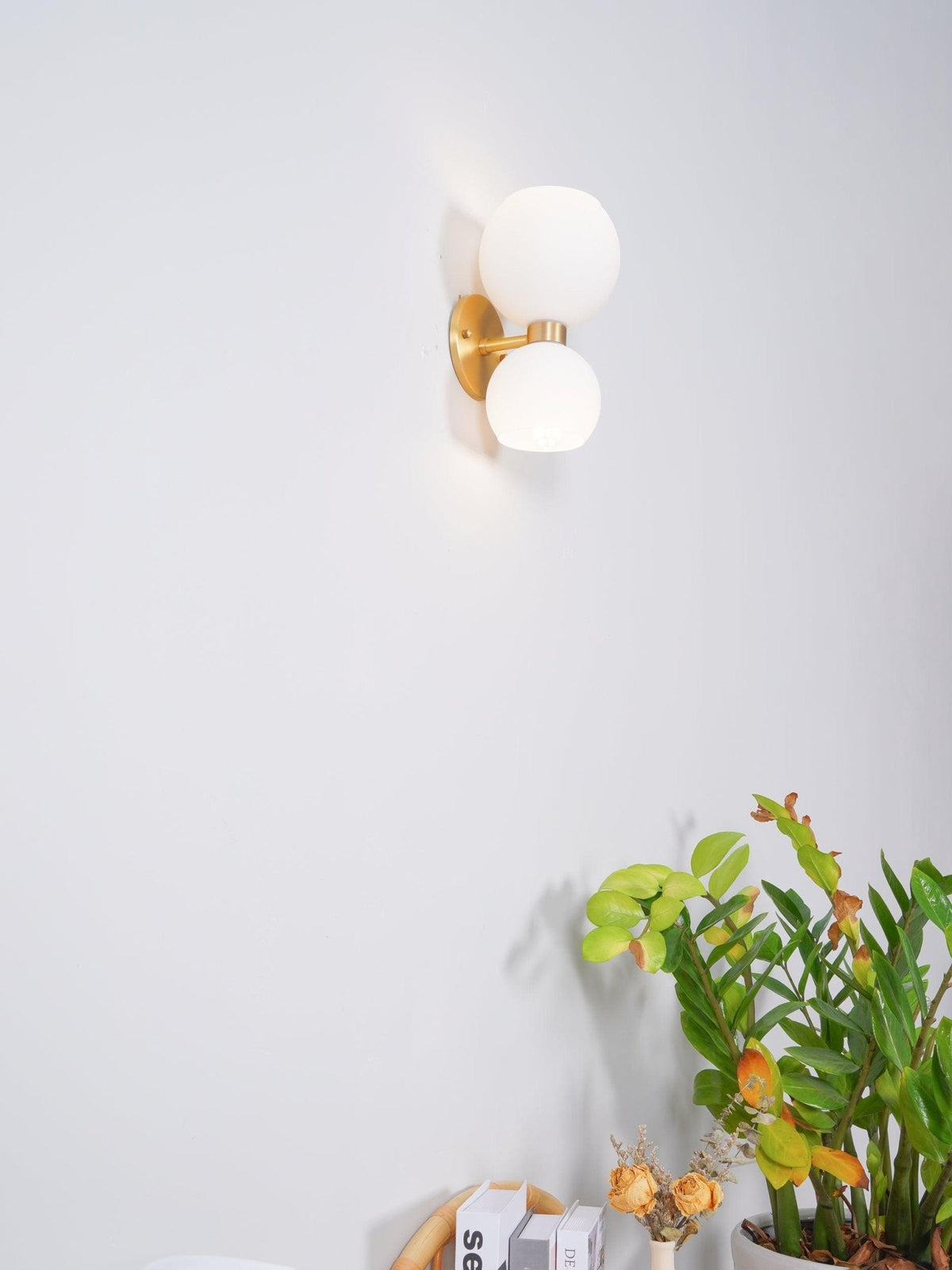 Avynion aplique de pared moderno nórdico de vidrio