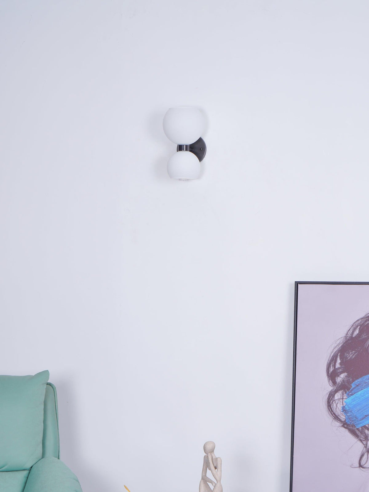 Avynion aplique de pared moderno nórdico de vidrio