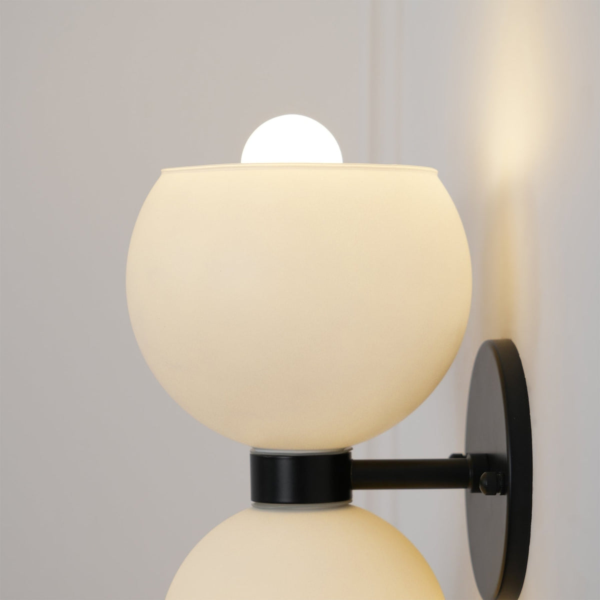 Avynion aplique de pared moderno nórdico de vidrio