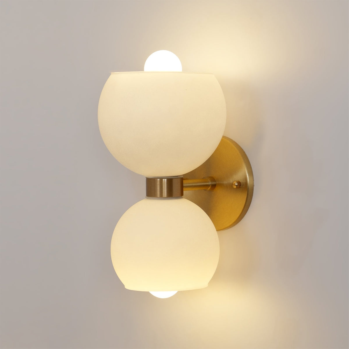 Avynion aplique de pared moderno nórdico de vidrio