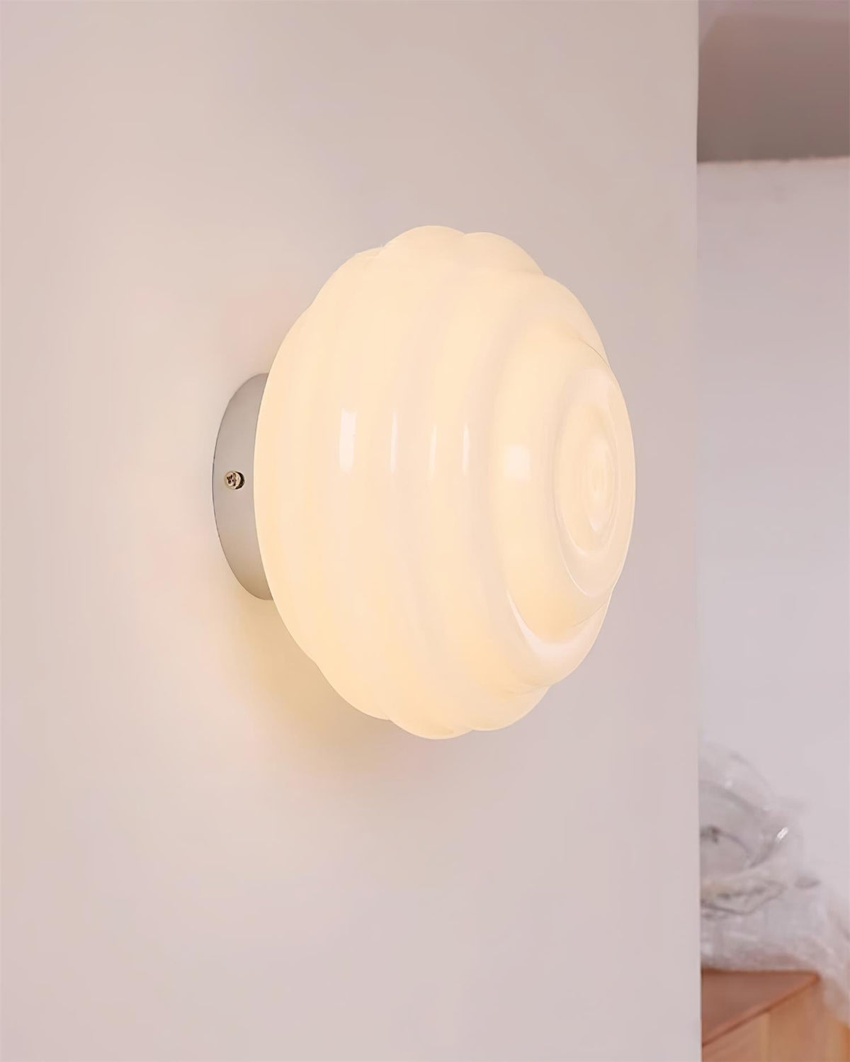 Celalelle aplique de pared de vidrio