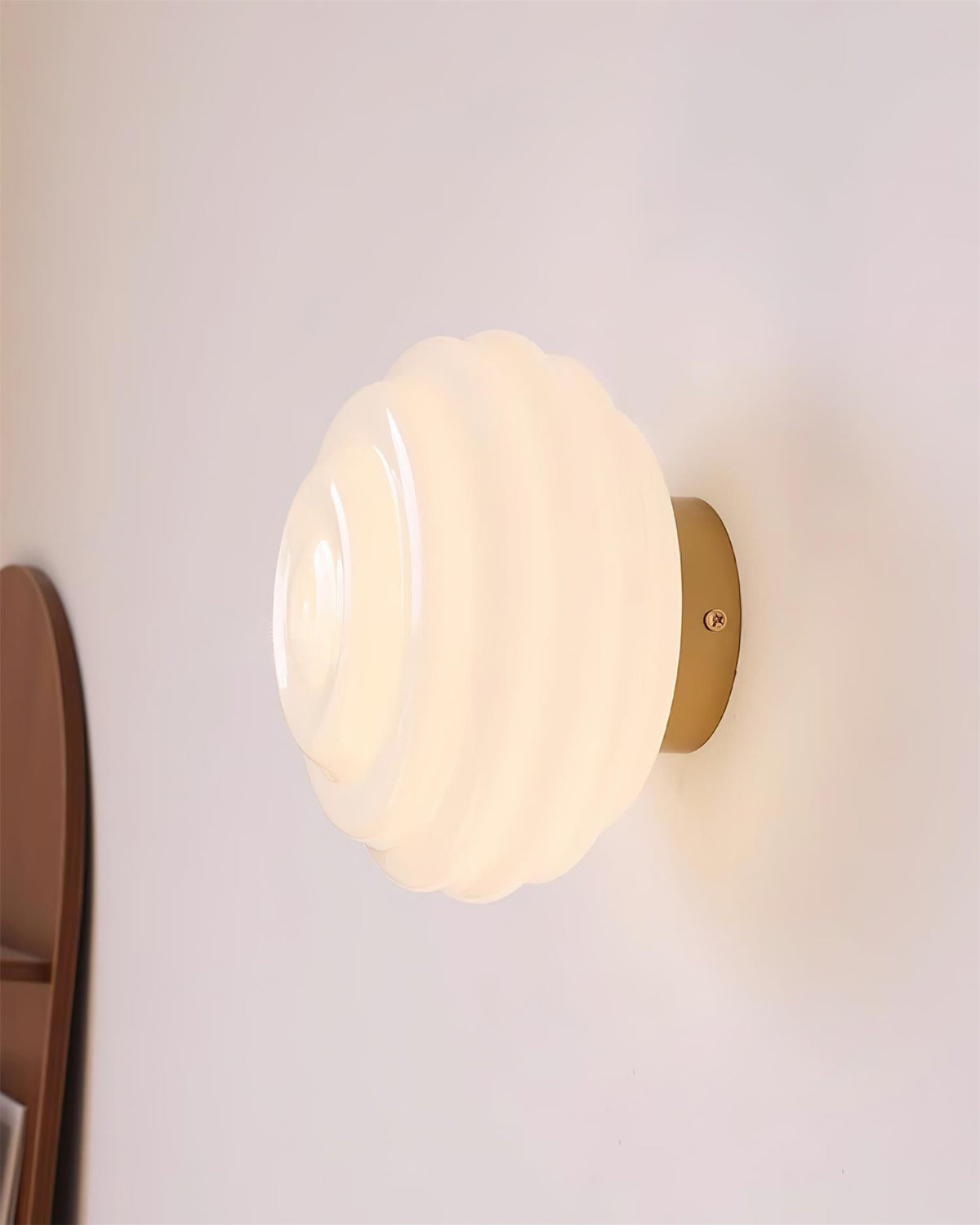 Celalelle aplique de pared de vidrio