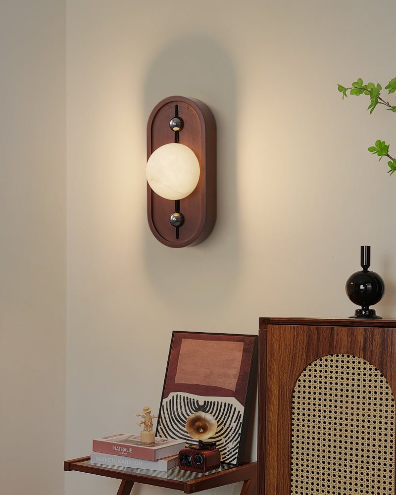 Bodhi aplique de pared en alabastro