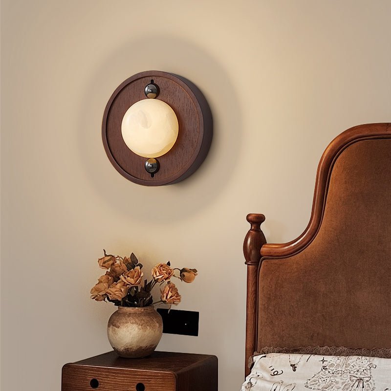 Bodhi aplique de pared en alabastro