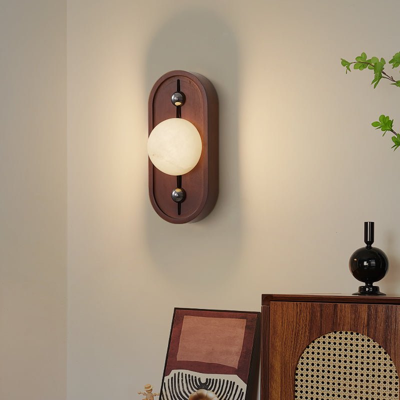 Bodhi aplique de pared en alabastro