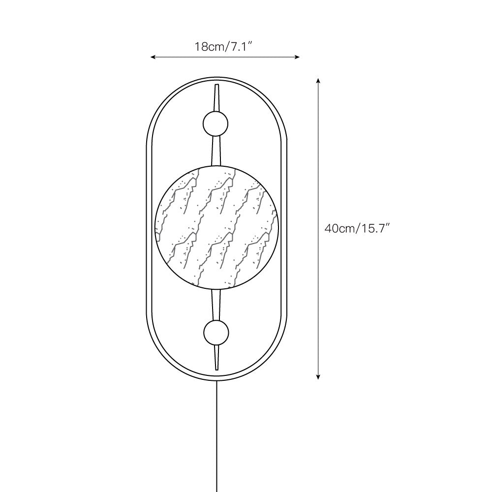 Ciralaria aplique de pared