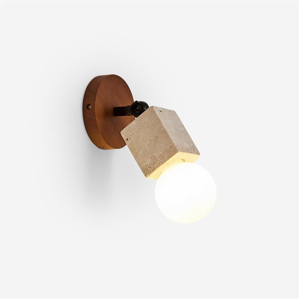 Tavaenne aplique de pared travertino madera