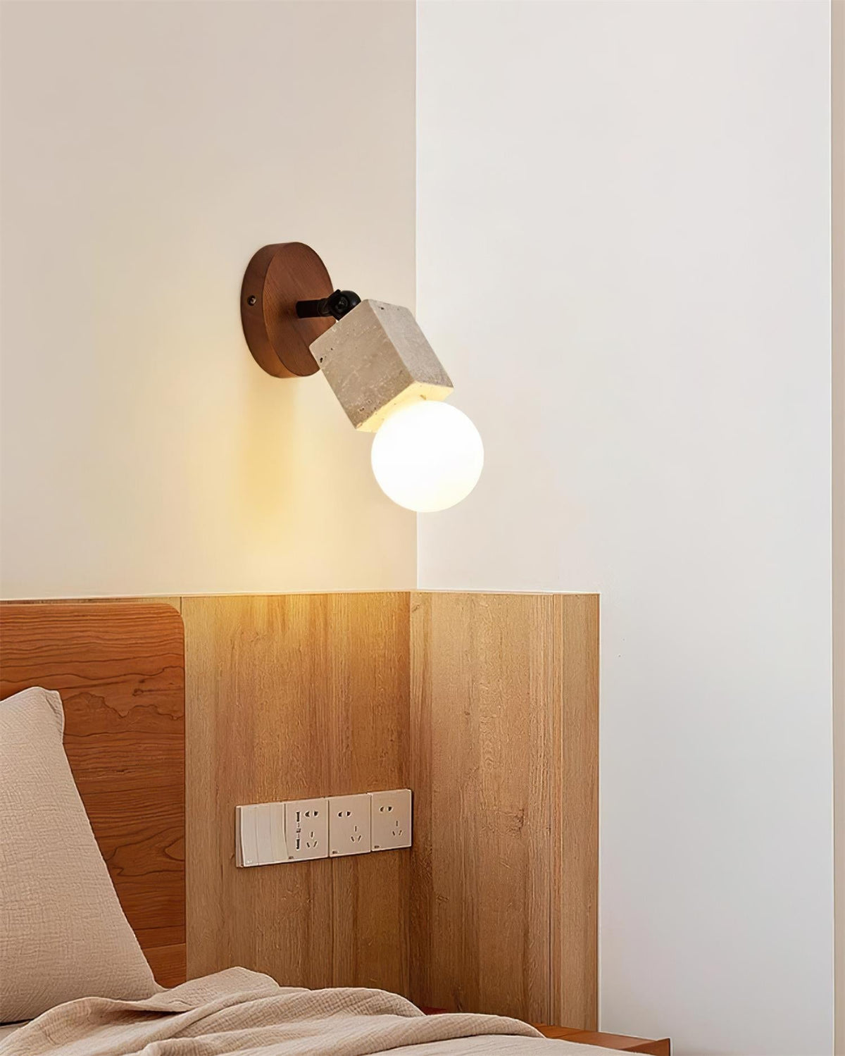 Tavaenne aplique de pared travertino madera