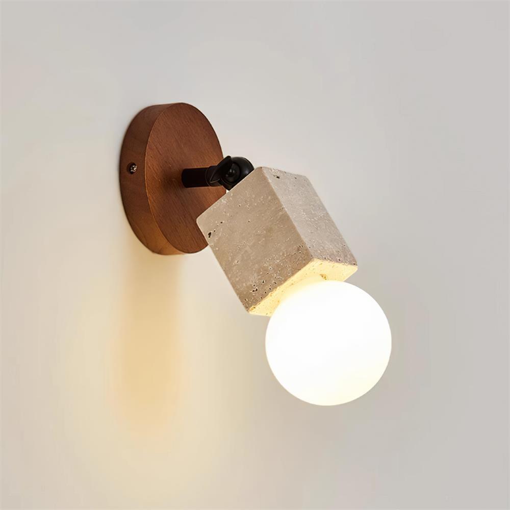 Tavaenne aplique de pared travertino madera