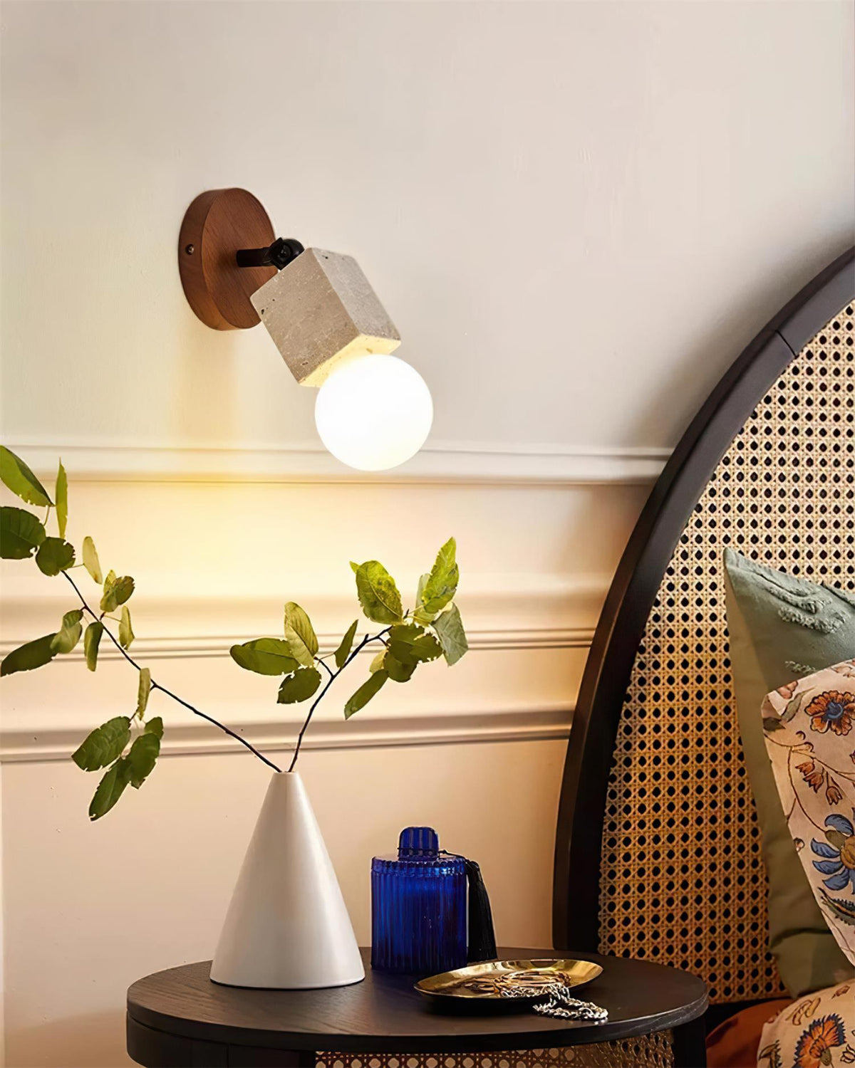 Tavaenne aplique de pared travertino madera