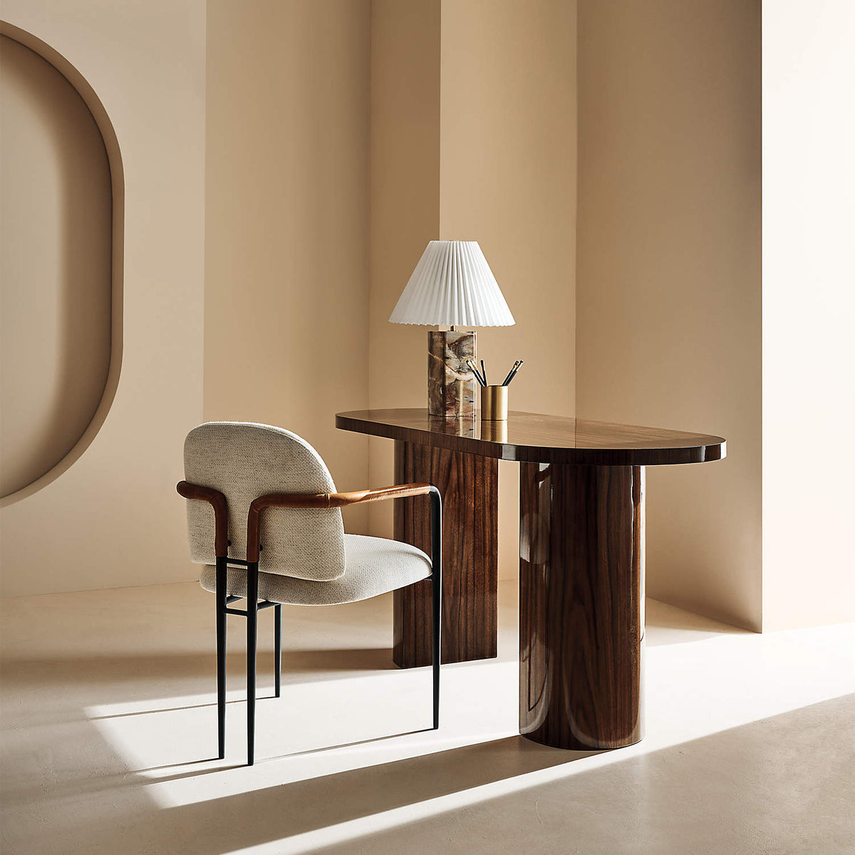 Teriinelia lámpara de mesa