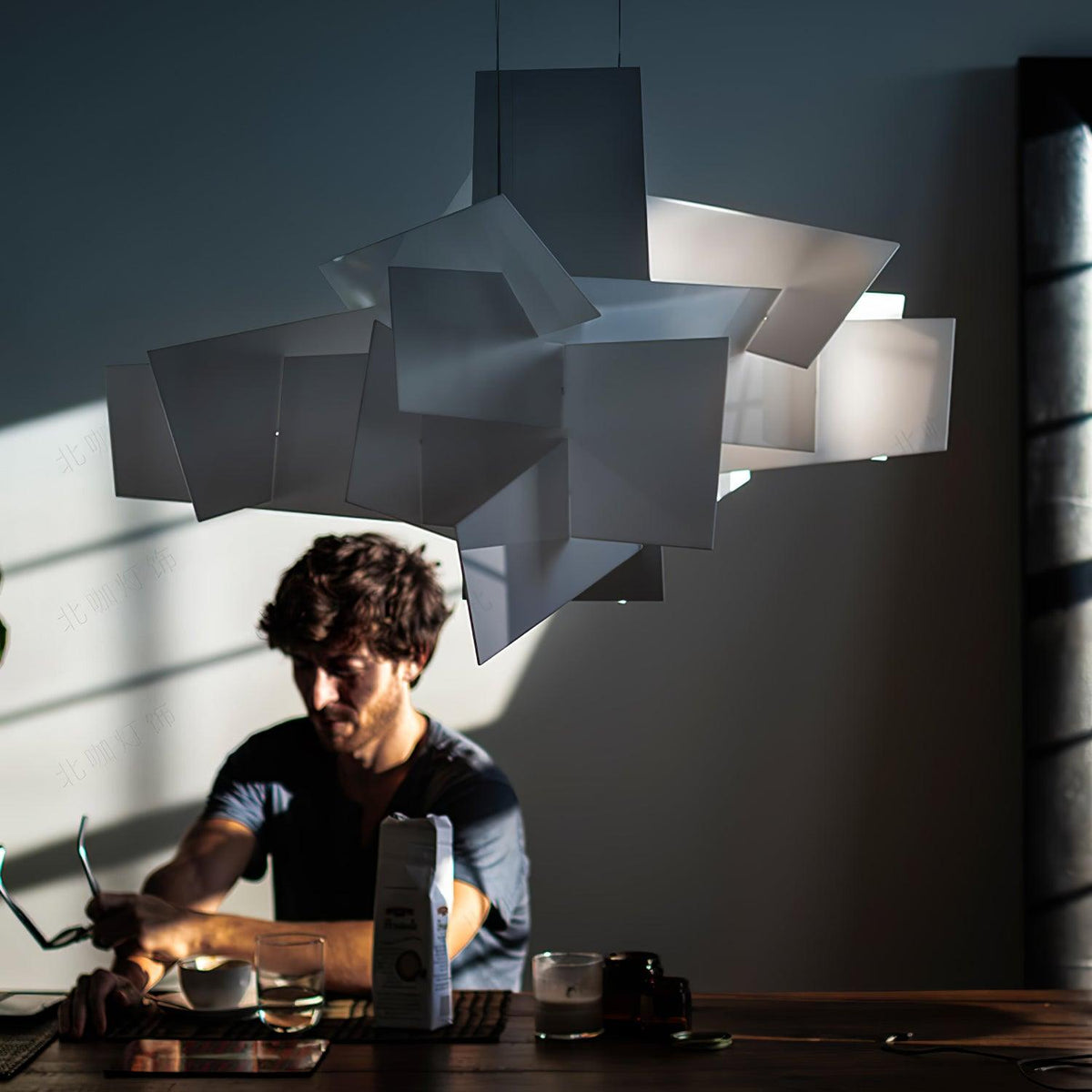 Ultalus lámpara colgante Origami Starburst