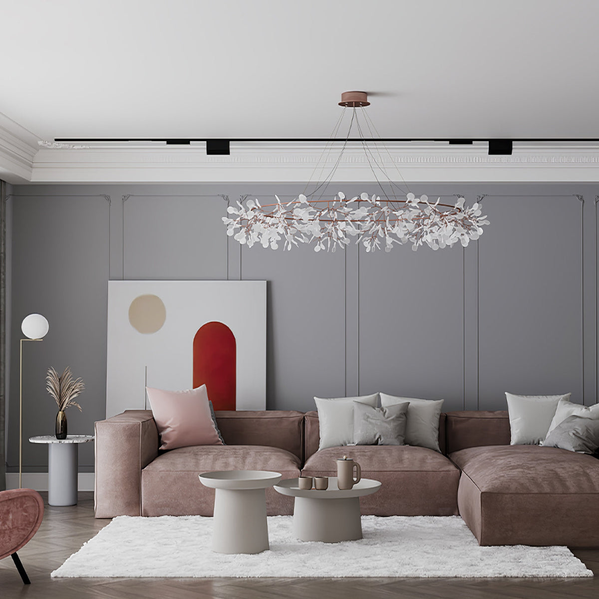 Dore lámpara de araña Firefly Branch LED