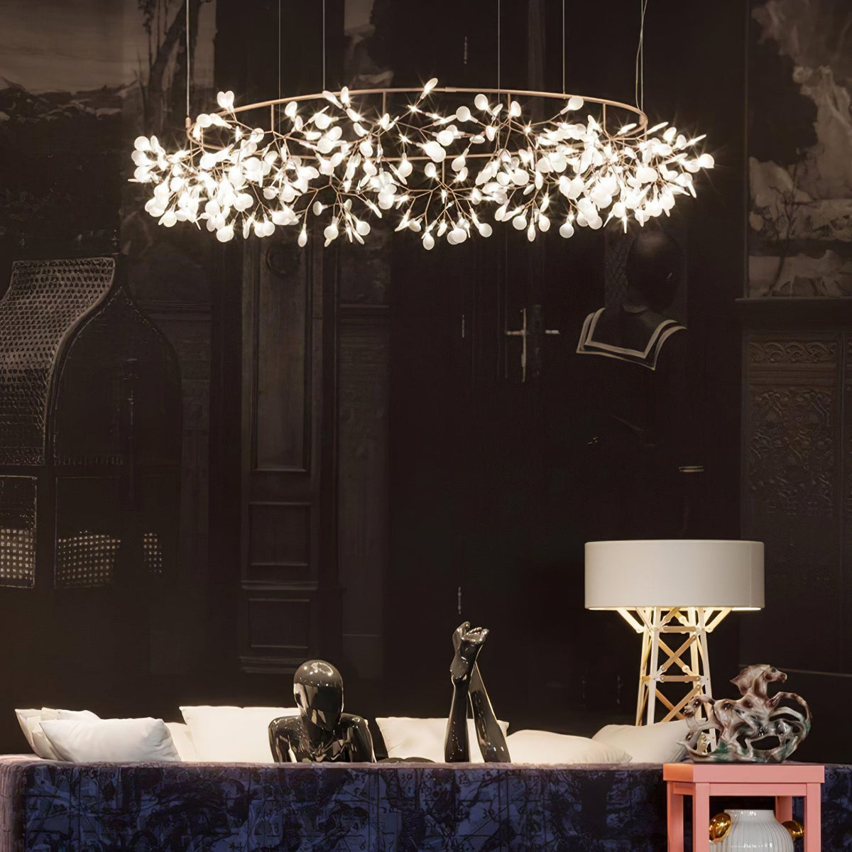 Dore lámpara de araña Firefly Branch LED