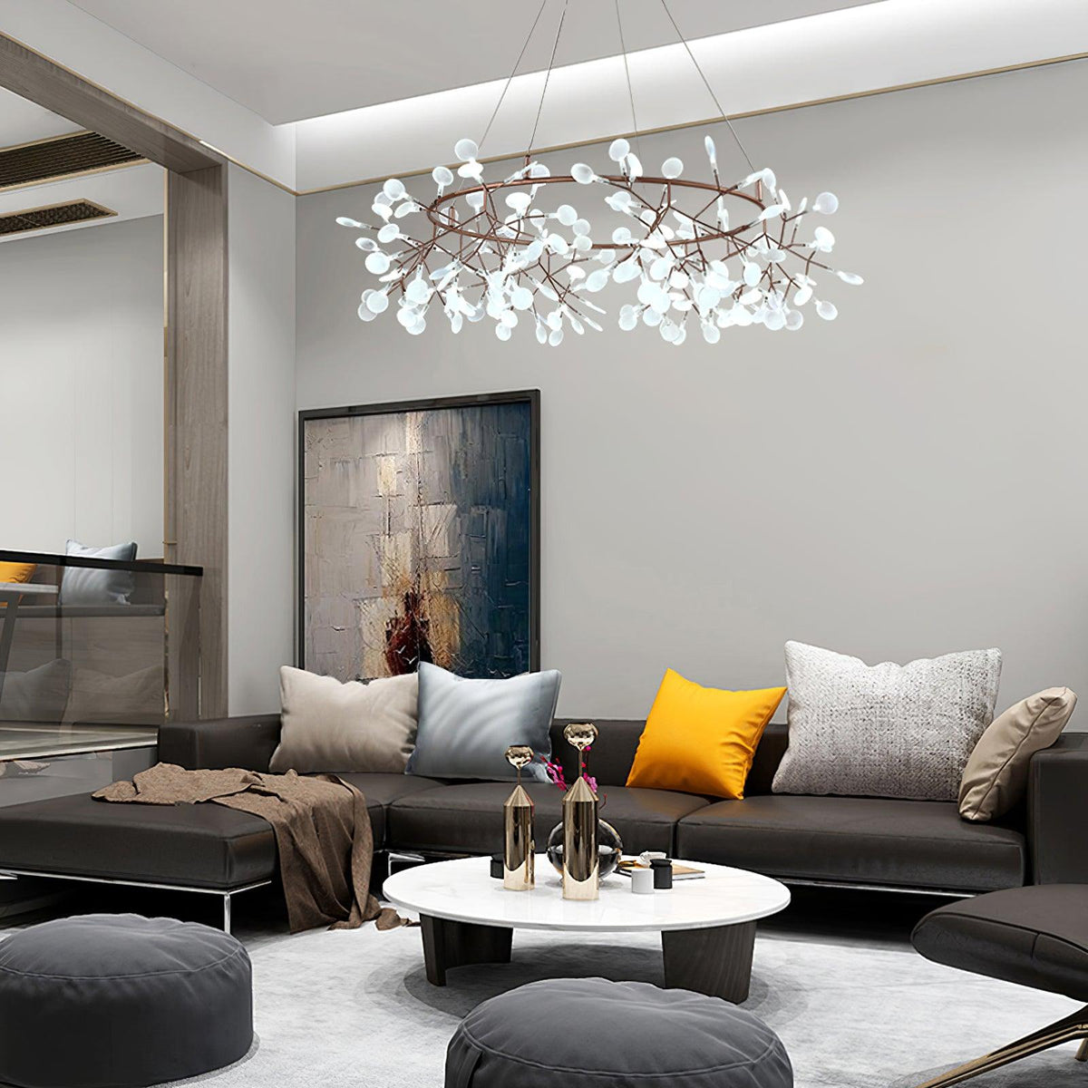 Dore lámpara de araña Firefly Branch LED