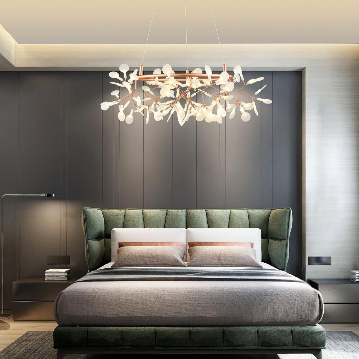Dore lámpara de araña Firefly Branch LED