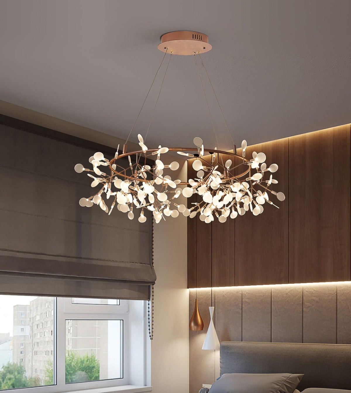 Dore lámpara de araña Firefly Branch LED